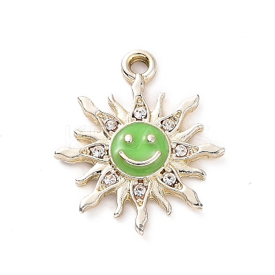 Alloy Enamel Pendants ENAM-P245-01G-04-1