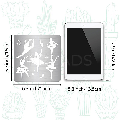Stainless Steel Cutting Dies Stencils DIY-WH0238-154-1