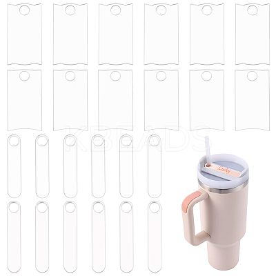Acrylic Blanks Wine Glass Charms DIY-WH0578-03-1