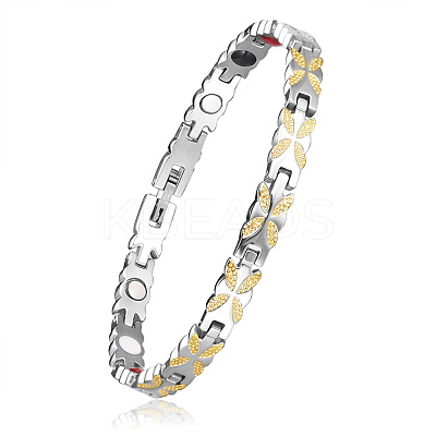 304 Stainless Steel Panther Chain Watch Band Bracelets JB679B-1