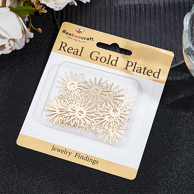 20Pcs Brass Connector Charms KK-BBC0016-83-1