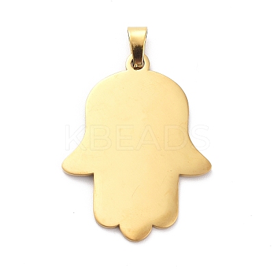 201 Stainless Steel Pendants STAS-C062-03G-1