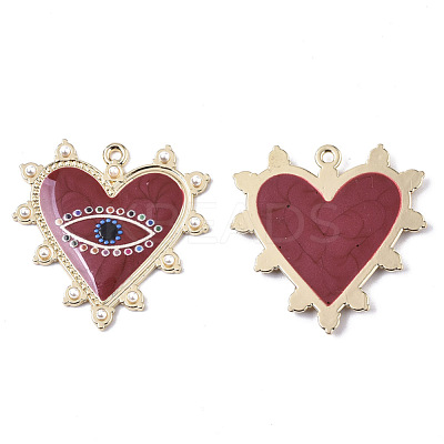 Printed Alloy Pendants X-ENAM-S016-69D-1