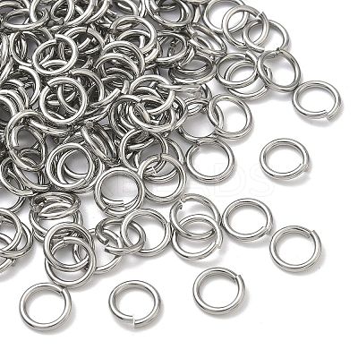 Tarnish Resistant 304 Stainless Steel Open Jump Rings STAS-R065-43-1