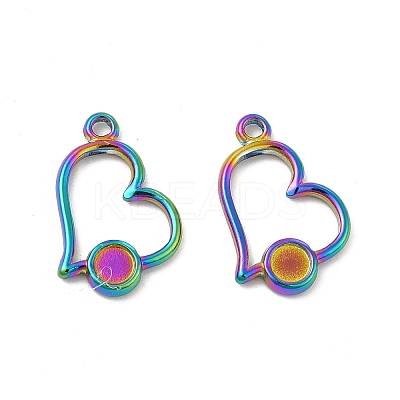 Ion Plating(IP) 304 Stainless Steel Pendants STAS-B032-37MC-1