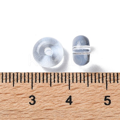 Baking Paint Transparent Glass Beads DGLA-S116-01I-1