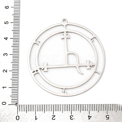 201 Stainless Steel Pendants STAS-A117-03P-1