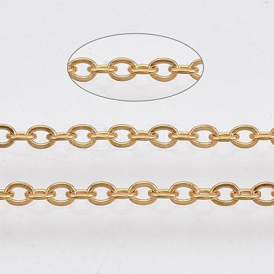 Ion Plating(IP) 304 Stainless Steel Cable Chains CHS-R002-0.5mm-G-1