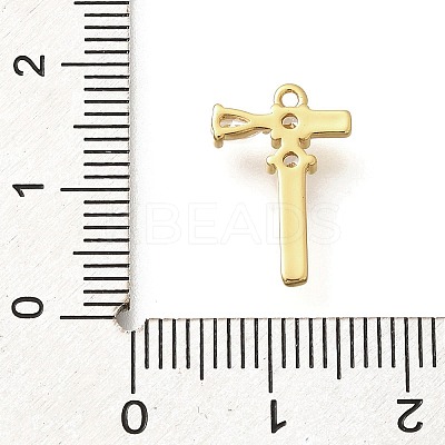 Brass Micro Pave Cubic Zirconia Pendants KK-M310-01G-20-1