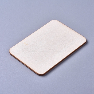 Unfinished Blank Poplar Wood Cabochons WOOD-D021-02B-1