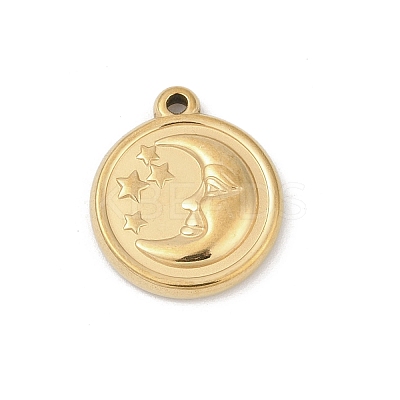 304 Stainless Steel Pendants STAS-D366-01D-G-1