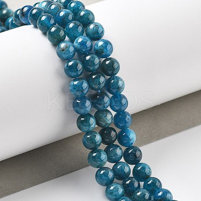 Natural Apatite Beads Strands LS-G-O186-G01-01-1