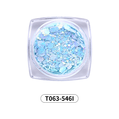Hexagon Shining Nail Art Decoration Accessories MRMJ-T063-546I-1