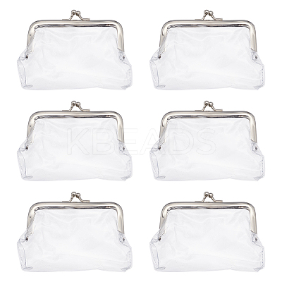 Transparent PVC Wallets AJEW-WH0347-70-1
