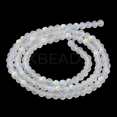 Transparent Glass Beads Strands EGLA-A034-T4mm-MB19-1