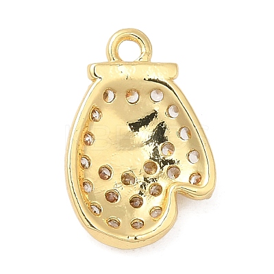 Rack Plating Brass Pave Cubic Zirconia Pendants KK-R150-13G-01-1