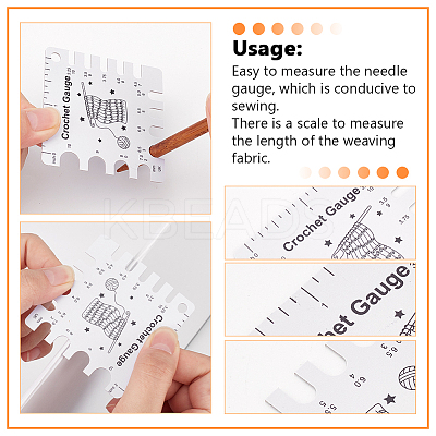 6Pcs PVC Sewing Rulers DIY-NB0012-38D-1