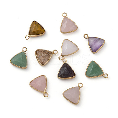 Natural Mixed Gemstone Pendants G-S359-029-M-1