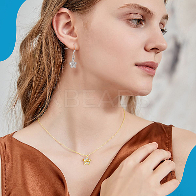 20Pcs 2 Colors Brass with Cubic Zirconia Charms KK-PH0012-42-1