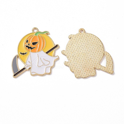 Halloween Theme Alloy Enamel Pendants LS-FIND-E024-04LG-1