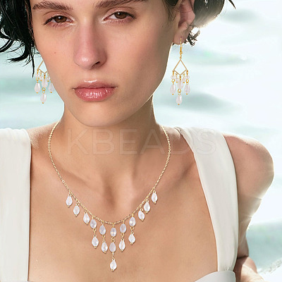 10Strands 10 Colors Transparent Glass Beads Strands EGLA-TA0013-24D-1