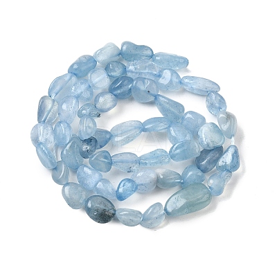 Natural Aquamarine Beads Strands LS-G-D0004-A02-04A-1