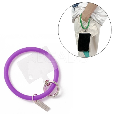 Silicone Loop Phone Lanyard KEYC-E029-04C-1