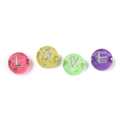Transparent Acrylic Beads TACR-Q013-02B-M-1