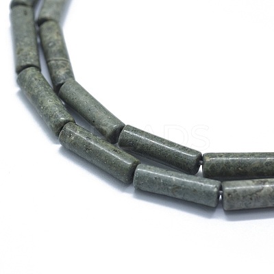 Natural Serpentine/Green Lace Stone Beads Strands G-F631-D06-1