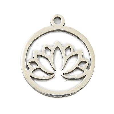 Non-Tarnish 201 Stainless Steel Pendants STAS-M015-08P-1