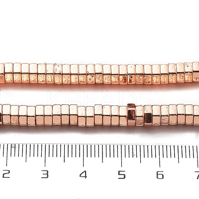 Electroplated Synthetic Non-magnetic Hematite Beads Strands G-M095-G01-01RG-1
