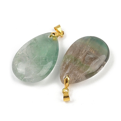 Natural Fluorite Pendants G-I387-03C-G-1