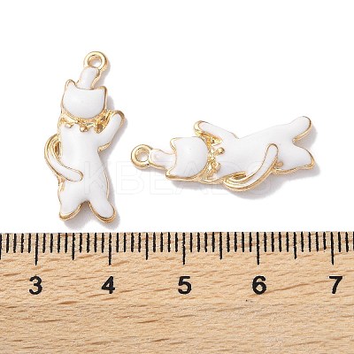 Alloy Enamel Pendants ENAM-O001-08J-G-1