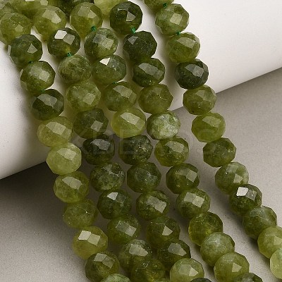 Faceted Dyed Natural White Jade Beads Strands GG-CBAE966-01B-I-1