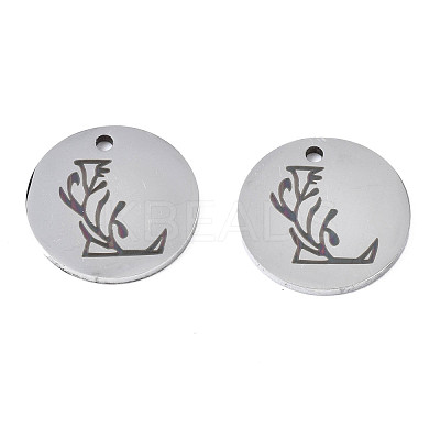 Non-Tarnish 304 Stainless Steel Charms STAS-T059-26P-L-1