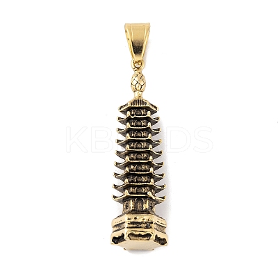 304 Stainless Steel Big Pendants STAS-K283-29AG-1