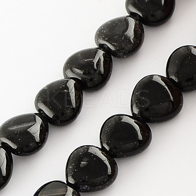 Dyed Natural Dyed & Heated Black Onyx Beads Strands G-R190-10-1