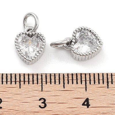 Brass with Cubic Zirconia Pendants KK-P271-42P-A-1