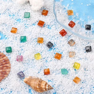 Natural Agate Cabochons X-G-G593-19-1