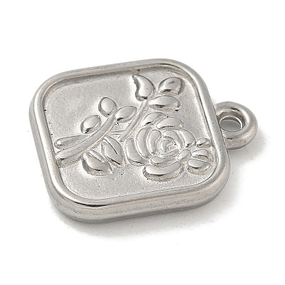 Anti-Tarnish 304 Stainless Steel Pendants STAS-Q334-24P-1