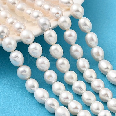 Natural Cultured Freshwater Pearl Beads Strands PEAR-I007-01E-06A-1