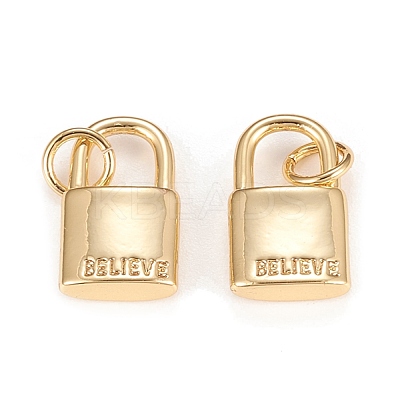Brass Charms KK-Q765-02G-1