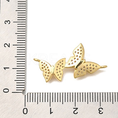 Brass Micro Pave Cubic Zirconia Pendants KK-K389-033G-1
