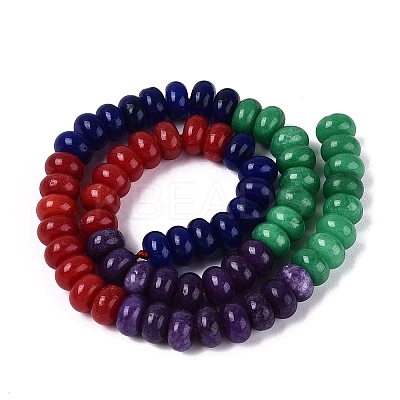 Natural White Jade Beads Strands G-Q613-01F-42-1