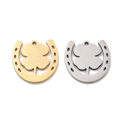24Pcs 2 Style Stainless Steel Charms STAS-DC0001-81-1