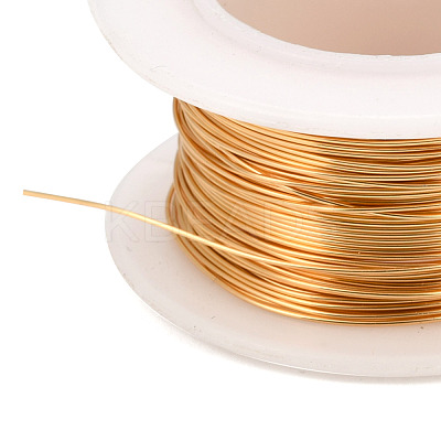 Round Copper Jewelry Wire X-CWIR-I002-0.3mm-G-NR-1