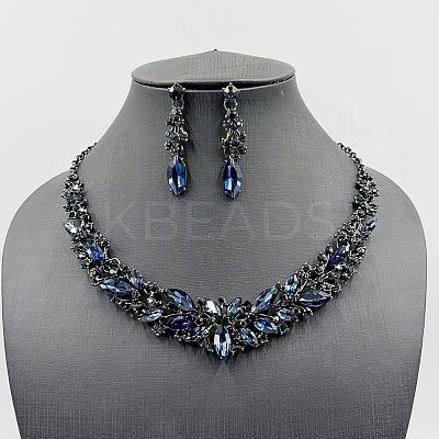 Alloy Rhinestone Jewelry Sets FS-WG8C091-06-1