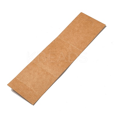Rectangle Foldable Kraft Paper Jewelry Display Cards LS-EDIS-E011-01C-1