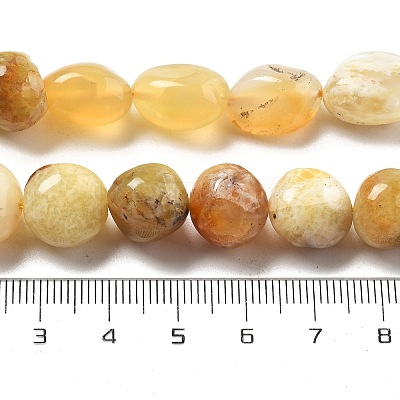 Natural Yellow Opal Beads Strands G-C179-F03-01-1