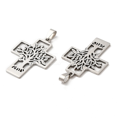 Non-Tarnish 201 Stainless Steel Pendants STAS-Q245-02P-1